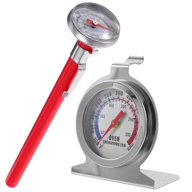 Termometro Da Cucina In Acciaio Inox Per Forni E BBQ - Gamma 0-280&deg;C - Lettura Precisa