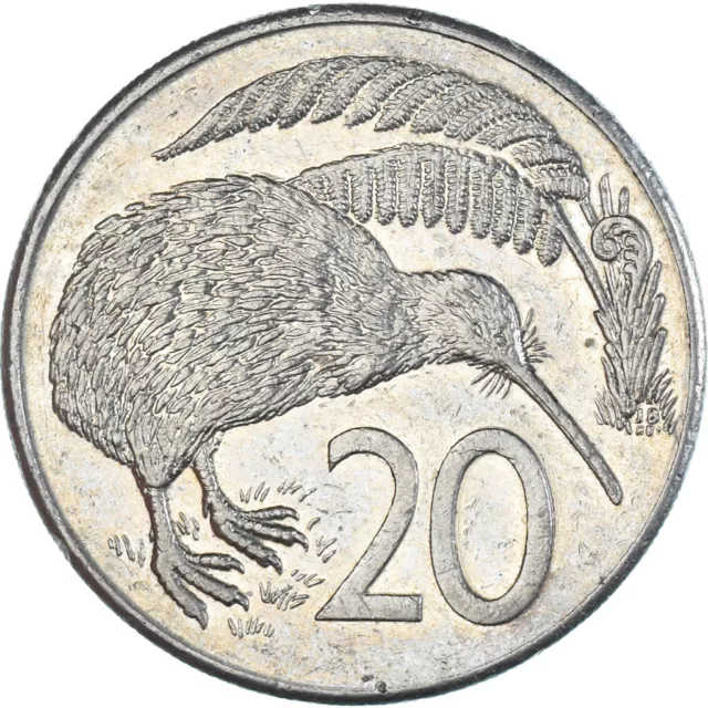 [#1340272] Coin, New Zealand, 20 Cents, 1986 2