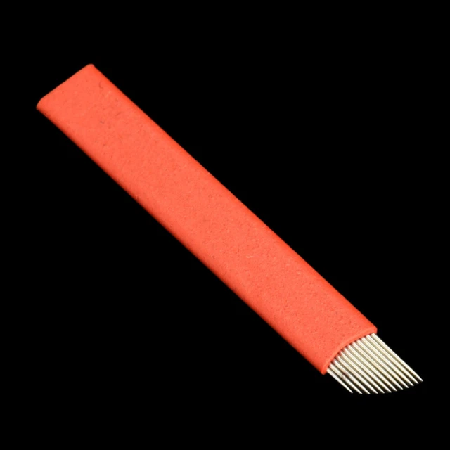 50 Pcs Blades12 Eyebrow Cosmetic Needles Bladee Lips 4