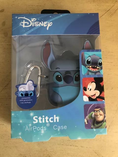 Disney Stitch Apple Air Pods Case 1st &2nd Generation Silicone NIB