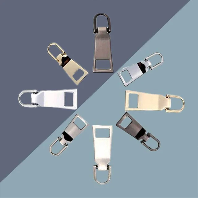 16 piezas Cremalleras metálicas Bolso de bicicleta pesado Portaequipajes Bolso de mano