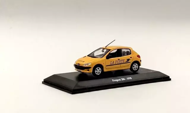 206 Peugeot La Poste 1986 1/43 Universal Hobbies Uh