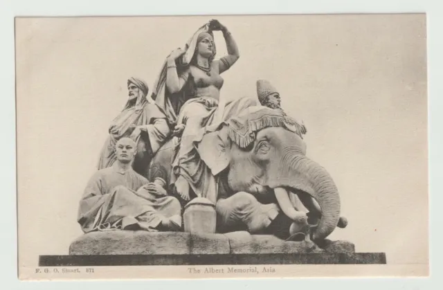 Postcard  FGO Stuart - The Albert Memorial, London - Asia - c1905