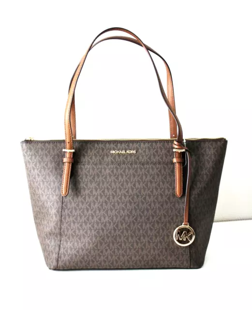 Michael Kors Ciara LG Tz Tote PVC Signature Braun 35F8GC6T7B