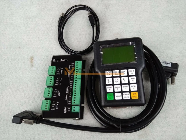 Upgraded RichAuto A11E 3-Axis CNC Motion Control System DSP Handle Controller