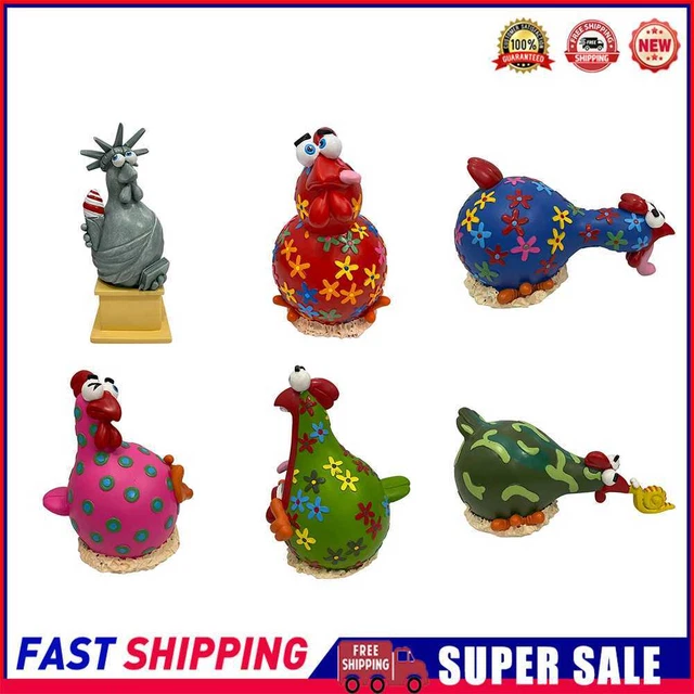 Ornament Courtyard Fairy Garden Decoration Funny Cute Chick Figurine Animal