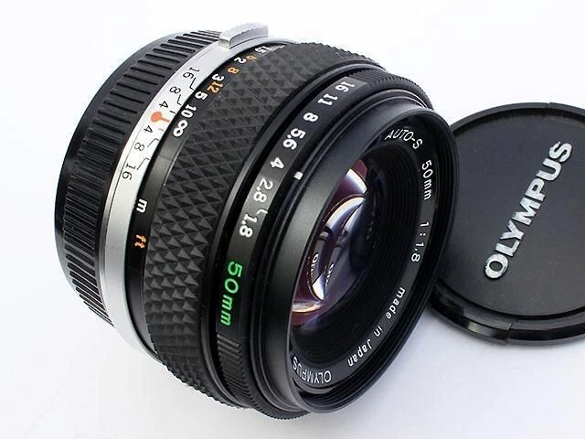 Olympus Om Zuiko AUTO-S 50mm 1.8 Standard Prime Objectif Excellent De Japon F/S 3
