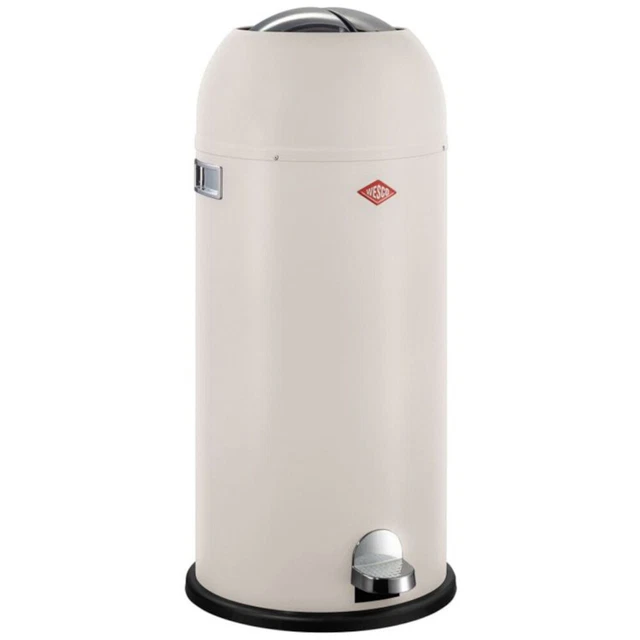 Poubelle Spaceboy Wesco En Tôle D'acier Rouge 35L - Design Rétro, Fabrication Allemande - Neuf