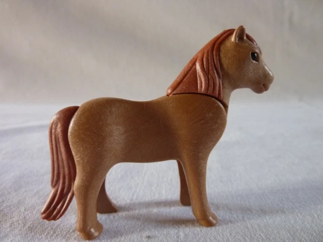Cheval Playmobil N°6 - Occasion Bon état - Thème équitation, Ranch, Moyen Âge