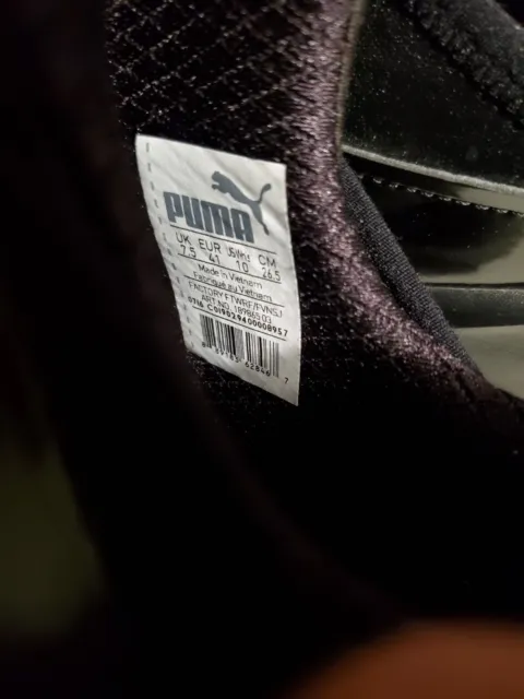 Puma Womens Fierce Shine 189444 01 Black Casual Shoes Sneakers Size 7.5 3