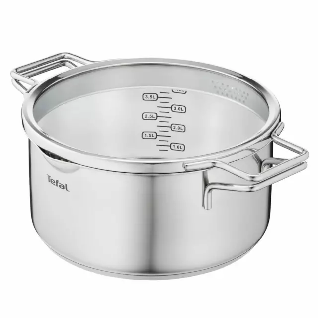 Tefal Nordica Casserole, Casserole, Adaptée à l'induction, Acier inoxydable, ...