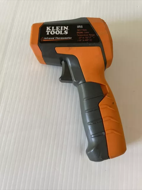 Klein Tools Infared Thermometer IR5 12:1 Ratio Dual Laser - Pre Owned