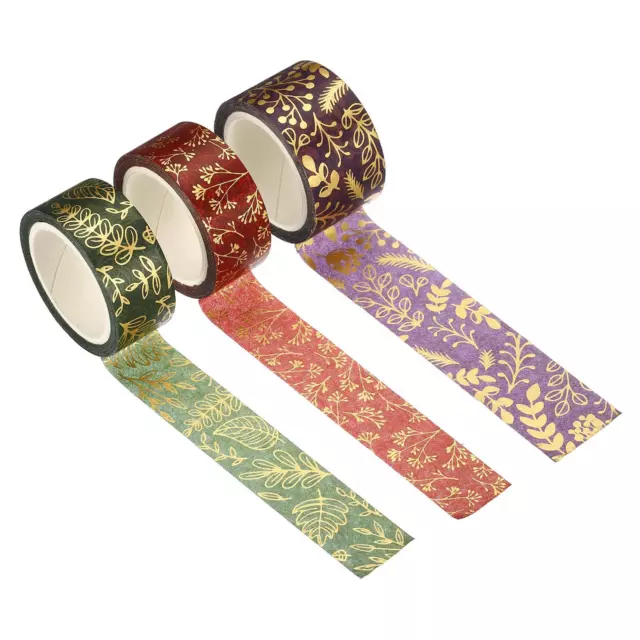 Black and Gold Foil Stars Washi Tape Decorative Masking Tape Stick