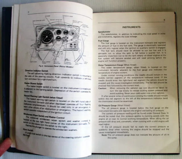 Chrysler UK Commer Light Van Models / Maintenance Handbook IB.2000/B 73038003 3