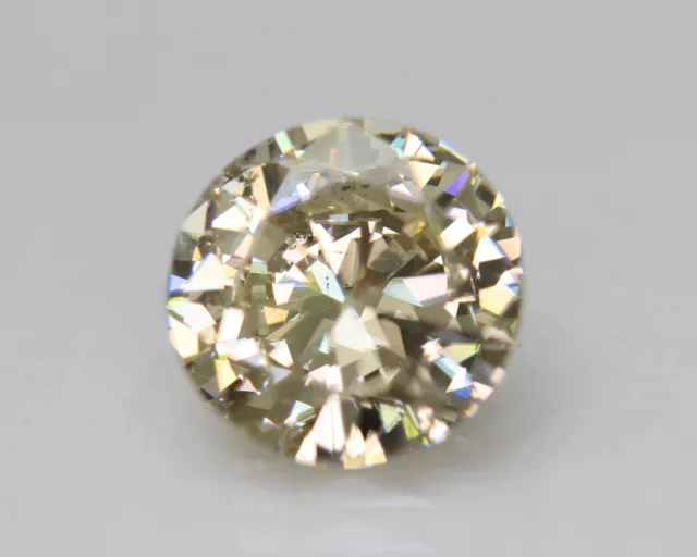 Certified 1.74 Carat K Color SI1 Round Brilliant Natural Loose Diamond 8.18mm