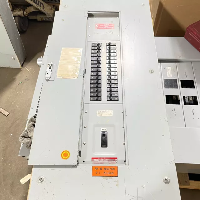 GE NLAB type Main Circuit Breaker Panel  225A 208Y/120V 225A W /Main Breaker