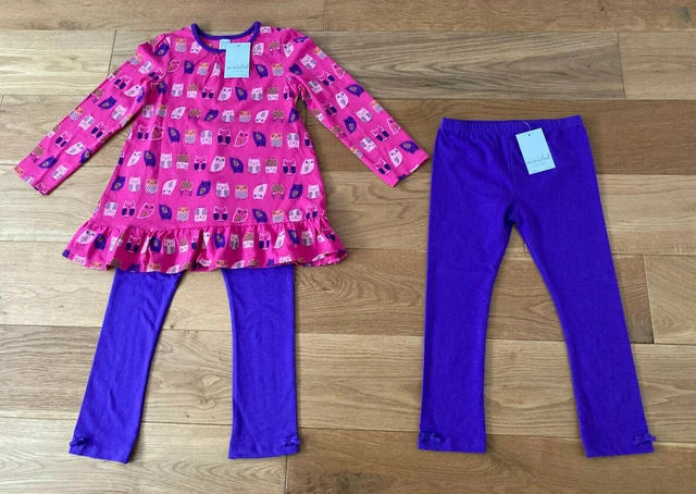 Boots Mini Club Girls Tunic Top 4-5 years and Leggings 5-6 years x 2 *BNWT*