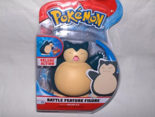 Pokemon  Relaxo  Actionfigur  ca.10 cm mit Deluxe Action Funktion Neu,OVP,Lizenz