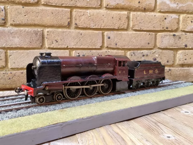 Rare Bassett Lowke O Gauge Meths Fired 4-6-0 Live Steam Locomotive With Tender