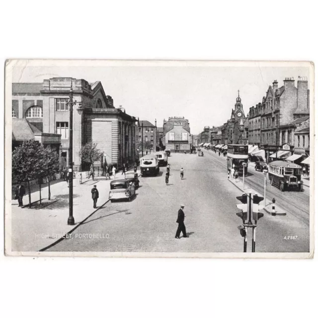 PORTOBELLO High Street, Edinburgh Postcard Postally Used c1938
