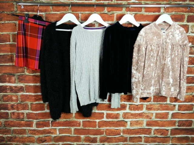Girls Bundle Age 10-11 Years Next M&S Etc Jacket Top Cardigan Skirt Velvet 146Cm