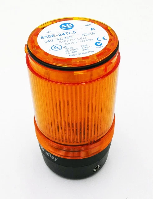 Allen-Bradley LED light 855E-24TL5 855E24Tl5 50mA 24V AC/DC -used-