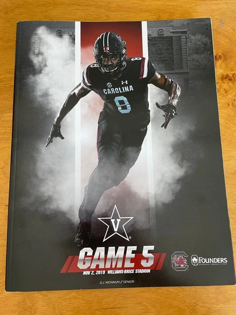 2019 SOUTH CAROLINA GAMECOCKS GAMEDAY PROGRAM Nov. 2 vs Vanderbilt   D.J. WONNUM
