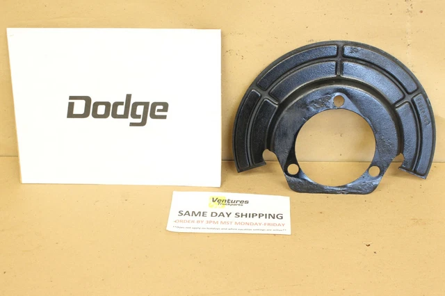 Brake Dust Shield Front Left Driver For 2009-2024 RAM 2500 RAM 3500 6.7L 5.7L
