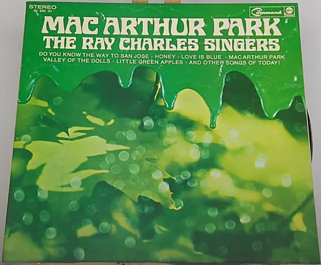The Ray Charles Singers Mac Arthur Park   Record Album Vinyl LP RS 936 SD