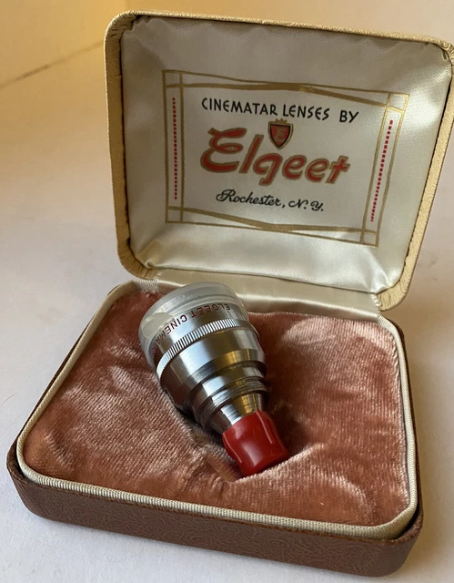 Teleobjetivo vintage Elgeet cinematar X2 Brownie Kodak