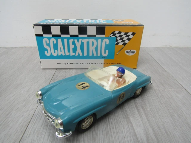 Scalextric Bentley C64 Noire – Tri-ang, Dans Sa Boîte, Excellent état, Slot Racing