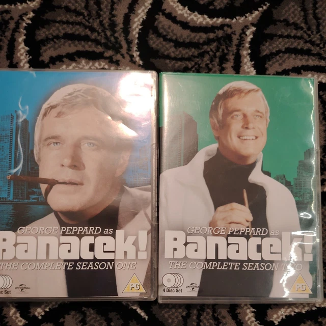 &BANACEK& DVD COMPLETE series seasons 1 one and 2 two george peppard ...