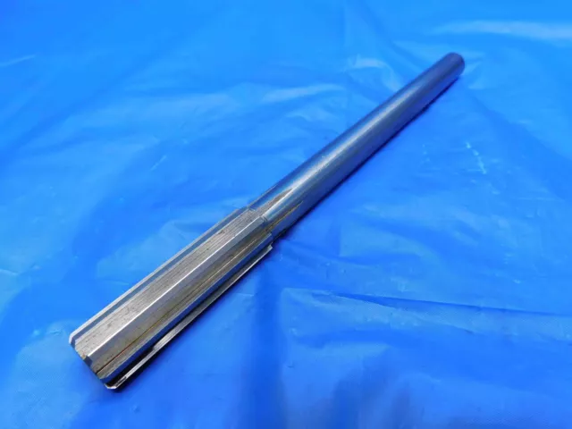 0.752 OD HSS CHUCKING REAMER 8 FLUTE .752 .7520 3/4 .7500 +.0020 OVERSIZE 19 mm