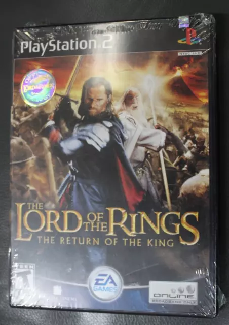 Sealed RARE Lord of the Rings: The Return of the King (Sony PlayStation 2, PS2)