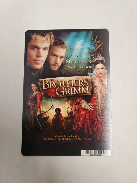 Brothers Grimm BLOCKBUSTER SHELF DISPLAY DVD BACKER CARD ONLY 5.5"X8"