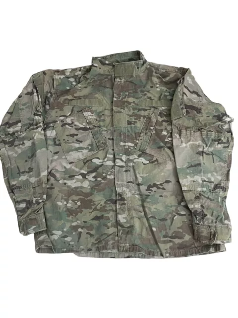 US Army Combat Coat Large Regular FR Camo OCP Multicam W2 Military Uniform Top