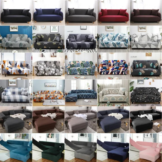 Slipcover Sofa Covers High Stretch Lounge Couch Cover 1 2 3 4 Seater Protector