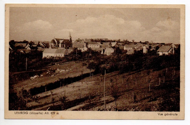 LEMBERG  Moselle CPA 57 vue generale 2