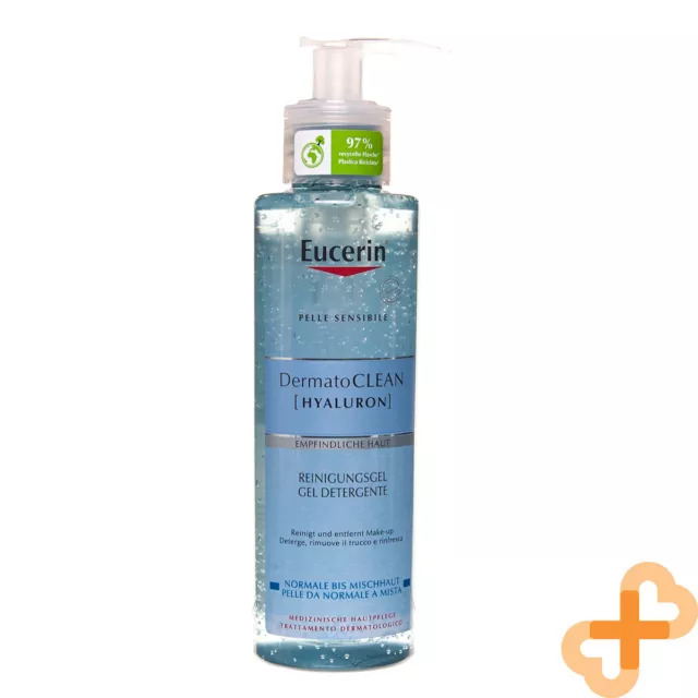 Eucerin Dermatoclean Hyaluron Gel de Limpieza Removedor de Maquillaje Sensible