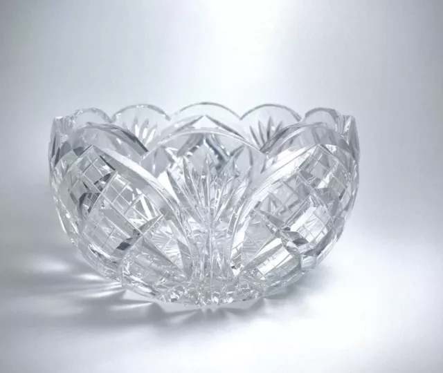 Heritage Irish Crystal Cathedral 7” Bowl Scalloped made in Waterford 2