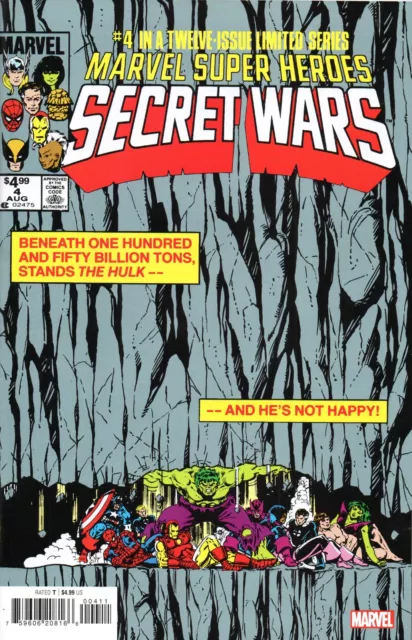 MARVEL SUPER HEROES SECRET WARS #4 FACSIMILE EDITION (Marvel 2024) Comic