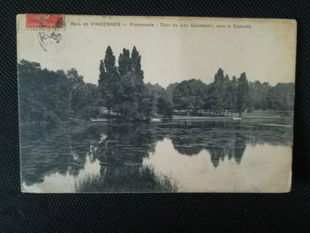 CPA 75 PARIS - Bois de Vincennes - Promenade - Tour du Lac Daumesnil