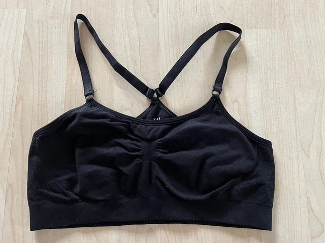 Bustiers/Sport-Bh H&M S Schwarz, Laufen, Joggen, Sport, Training, Outdoor