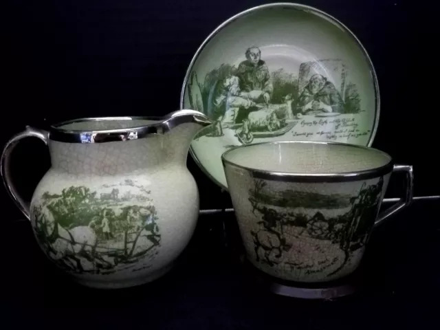 *Ridgways England Scenes from Coaching Days & Coaching Ways cup saucer creamer