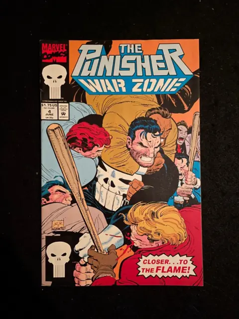 Punisher War Zone #4 John Romita JR. Cover 1992 Marvel Comics HIGH GRADE