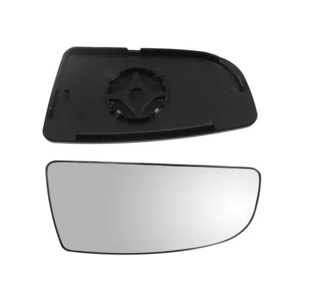 For FORD TRANSIT MK8 LOWER DOOR WING MIRROR GLASS DRIVER RIGHT + BACK PLATE