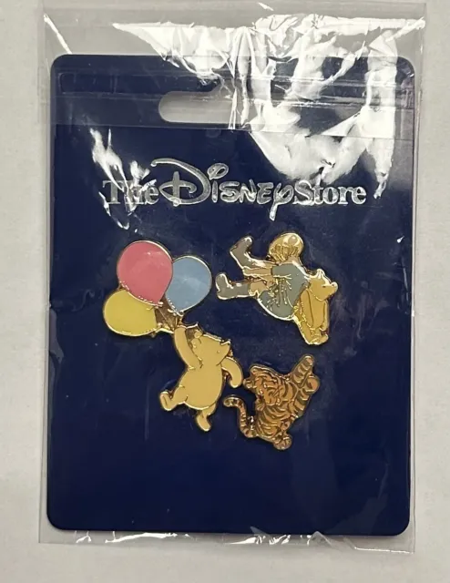 Japan Disney Store - Winnie the Pooh - Balloons Tigger 3 Pin Set