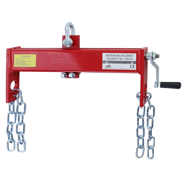 1800kg Professionnel Moteur Balancierer Positionneur pour Atelier Grue Rouge