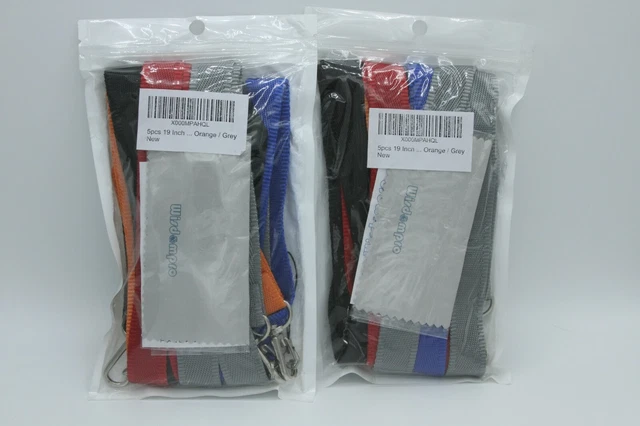 10pcs Office Lanyards Neck Strap For ID Pass Card Badge Key USB Holder US SHIP