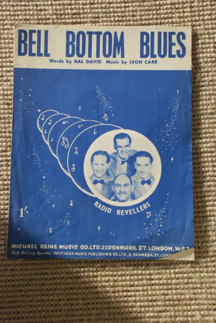 1953 SHEET MUSIC Bell Bottom Blues Hal David EUR 1,20 - PicClick FR
